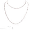 Mikimoto Adjustable Double Strand Akoya Pearl Necklace Model View