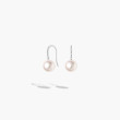 EF Collection Elegant Pearl Ball Drop Earrings