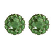 Color My Life Emerald Stud Earrings 