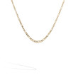 Lightweight Gold Figaro Women's Chain Necklace - 16 Inch