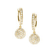 Hulchi Belluni Tresore Yellow Gold Diamond Earrings