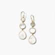 Ippolita Polished Rock Candy Small Crazy 8's Mother of Pearl Drop Earrings in Yellow Gold