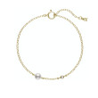 Mikimoto Single Akoya Pearl Yellow Gold and Diamond Bracelet
