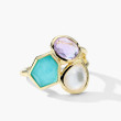 Ippolita Rock Candy Summer Rain Cluster Ring in 18K Yellow Gold