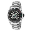 Gucci Dive 45mm Stainless Steel Snake Watch face