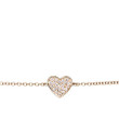 EF Collection Diamond Heart Chain Bracelet