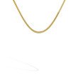 Gold Herringbone Necklace - 3.0 mm