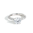 Tacori Petite Crescent Round Pave Diamond Engagement Ring Setting