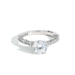 Tacori Petite Crescent Round Pave Vintage Engagement Ring Setting