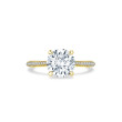 Tacori Founders Collection Round Halfway Pave Hidden Halo Engagement Ring 