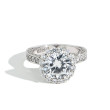 Tacori Royal T Round Halo Pave Engagement Ring Setting