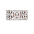 Tacori Classic Crescent RoyalT Geometric Diamond Wedding Band in 18K Rose Gold