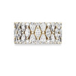 Tacori Classic Crescent RoyalT Geometric Diamond Wedding Band in 18K Yellow Gold