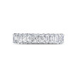 Tacori RoyalT Platinum Triple Cut Diamond Eternity Wedding Band