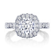 Tacori RoyalT Double Diamond Bloom HT2653CU Engagement Ring Setting 