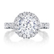 Tacori RoyalT HT2653RD Double Diamond Bloom Engagement Ring Setting 