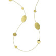 Ippolita Classico Crinkle Oval & Circle Necklace in 18K Gold main view
