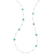 Ippolita Lollipop Turquoise Gemstone Station Necklace in Silver main view