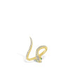 Diamond and Tsavorite Yellow Gold Snake Ring