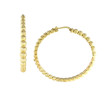 Roberto Coin Yellow Gold Extra Large Beaded Hoop Earrings