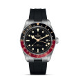 TUDOR Black Bay 58 GMT with Rubber Strap and Black and Burgundy Bezel