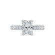 A. Jaffe Radiant Engagement Ring Pave Setting
