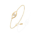 Messika Evil Eye Diamond Chain Bracelet in 18K Yellow Gold