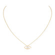 Messika Evil Eye Diamond Necklace in 18K Yellow Gold