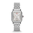 Michele Deco Mid Mother of Pearl Diamond Dial Steel Watch