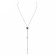 Mikimoto Multi Pearl Diamond Lariat Necklace 
