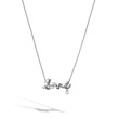 Mikimoto Love Pendant Pearl and Diamond Necklace In White Gold