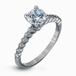 Simon G. MR2173-D Delicate Engagement Ring 