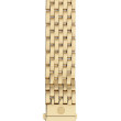 Michele 18mm Deco Yellow Gold Plated 7 Link Bracelet
