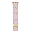Michele 5-Link Silicone Apple Watch Bracelet - Peony