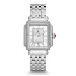 Michele Deco Madison Diamond Stainless Steel Watch