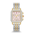 Michele Deco Two-Tone Mother of Pearl Diamond Watch