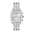 Michele Limited Edition Deco Pink Sapphire & Diamond Watch