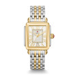 Michele Deco Madison Yellow Gold and Steel Diamond Dial Watch