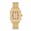 Michele Limited Edition Deco Pavé Diamonds and Rubies Watch