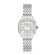 Michele Meggie Mother of Pearl Diamond Dial Watch Stainless Steel