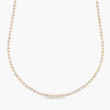 Yellow Gold Tennis Necklace by Carbon and Hyde Closeup