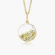 Moritz Glik Core 15 Yellow and White Diamond Shaker Necklace