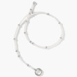 John Hardy Classic Silver Chain and Pearl Necklace Curled