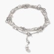John Hardy Classic Chain Long Pearl Lariat Station Necklace in Sterling Silver