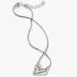 John Hardy Manah Diamond Heart Interlocking Classic Chain Necklace