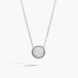 John Hardy Classic Chain Round Diamond Necklace front view