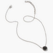 John Hardy Classic Chain Black Sapphire Round Necklace front view