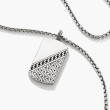 John Hardy Classic Chain Silver Dog Tag Pendant Necklace