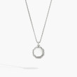 John Hardy Octagon Silver Pendant on 24" Surf Chain Necklace