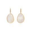 Marco Bicego Mother of Pearl Lunaria French Wire Diamond Drop Earrings